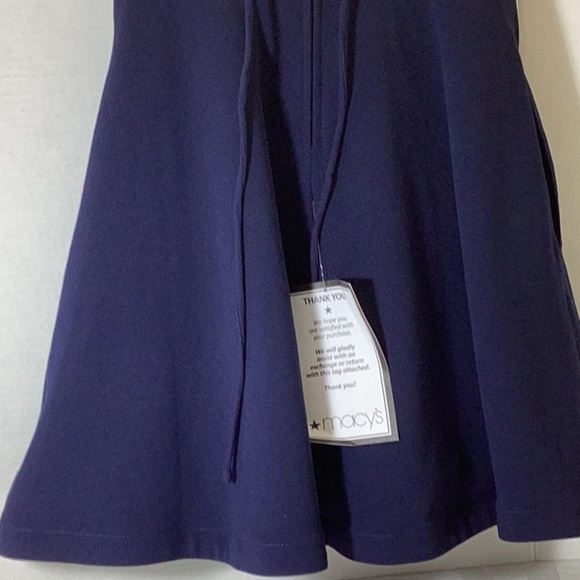 City Studios Juniors' Off-The-Shoulder Fit Flare Dress - Picture 7 of 9